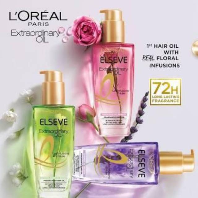 Loreal Extraordinary Oil Floral Hair Care 100ml | Shopee ...