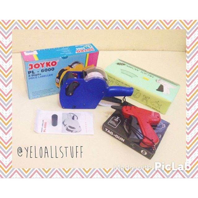 

Paket Bundling Price Labeler JOYKO 1Line & Tag Gun