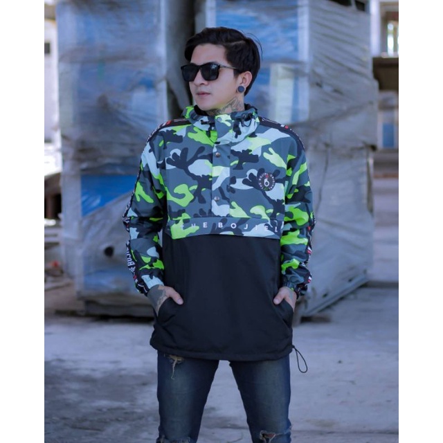 Jaket Pria Cagoule Limited Edition Premium The Bojiel Original - Jaket Printing Army Termurah