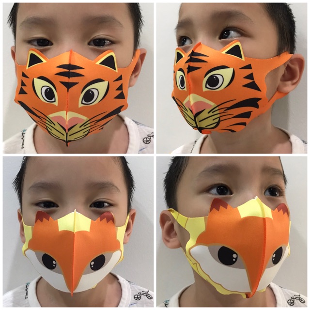 Masker Anak Kain Printing / Masker Kain Anak