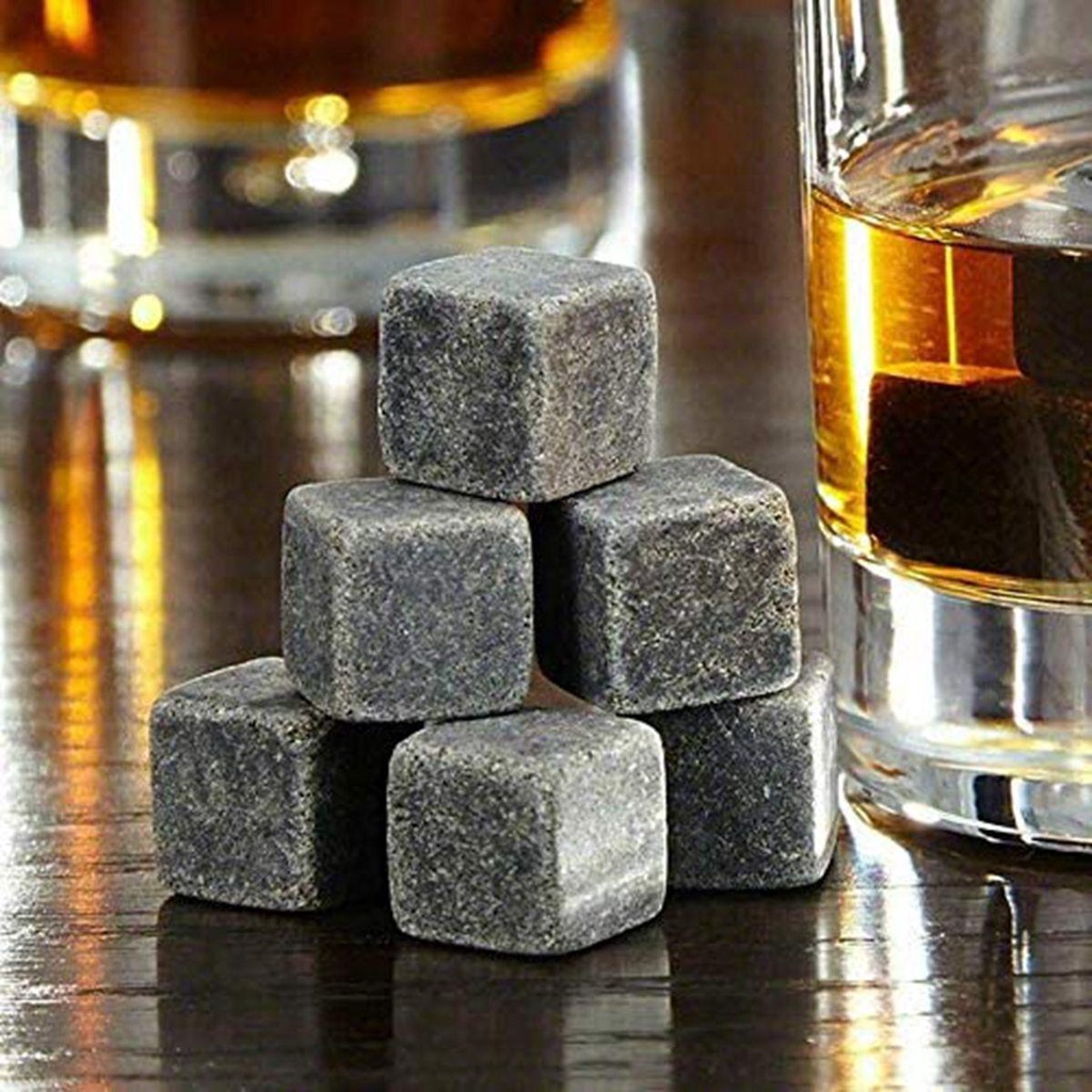 [Elegan] Ice Stone Wine Champagne Reusable Elegant Batu Es Batu Granit Alami