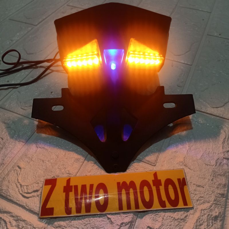 Tail tidy cbr 150 2021plus sen running plus Fender dudukan plat nomor CBR 150R 2021 plus sen running