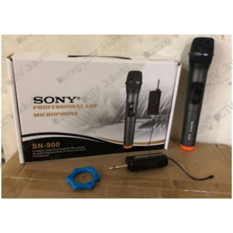 AGEN MIC/MICROPHONE SONY WIRELESS SN 900 UHF CHARGER