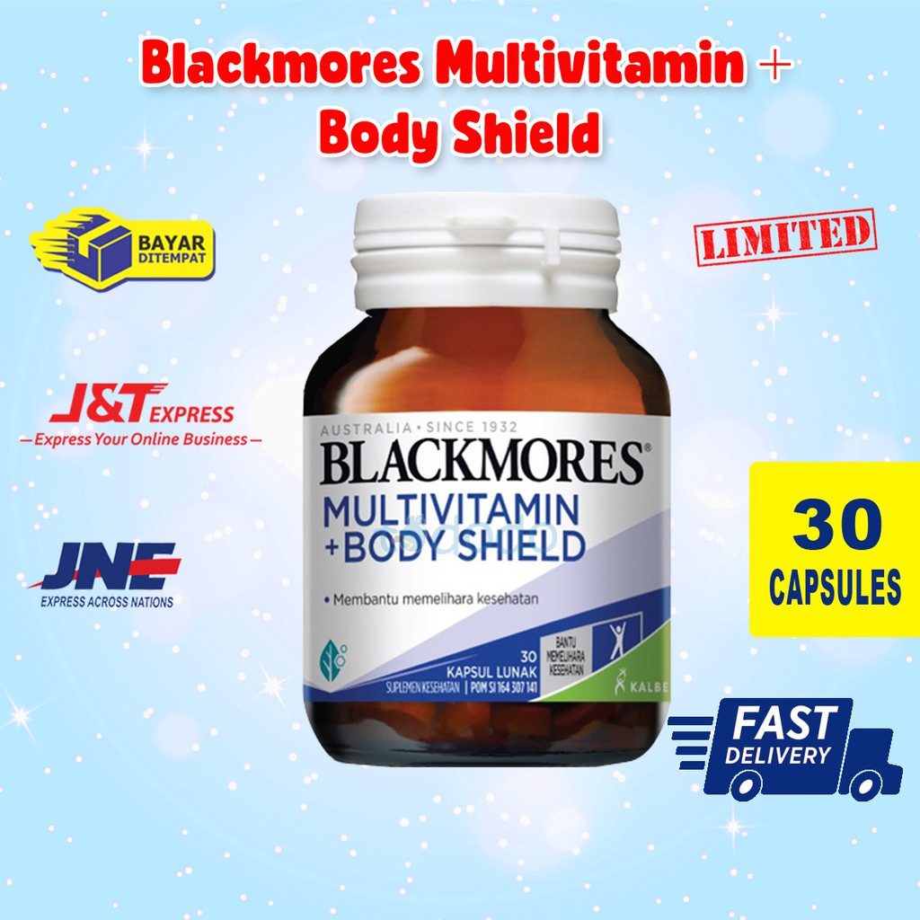 Blackmores Multivitamin + Body Shield 30 Kapsul