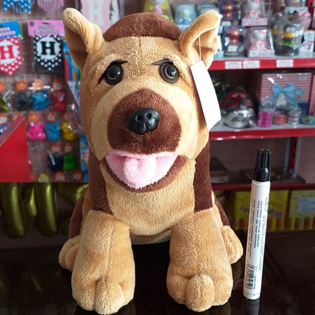 Boneka Anjing Herder German Shepherd 10 Shopee Indonesia