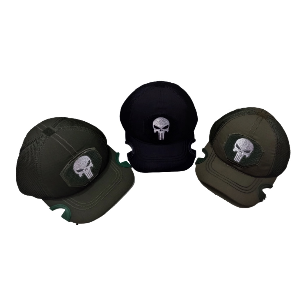 Topi Tactical Punisher Coak Logo Tengkorak Topi Basebal Tactical Pria