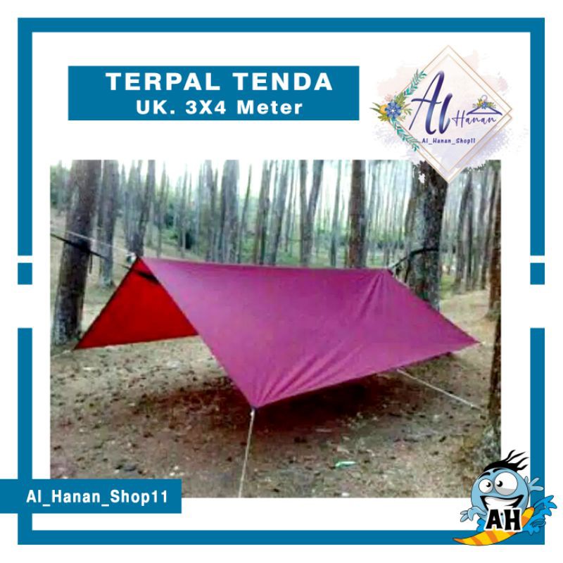 FLYSHEET 3X4   TERPAL TENDA 3X4