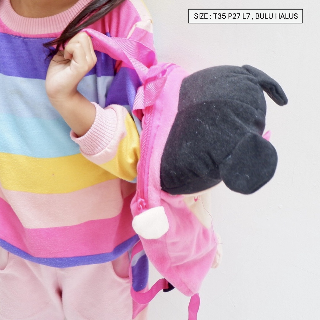COD Backpack lokal Tas Ransel sayang Anak Boneka balita berbagai karakter murah produk asli semarang