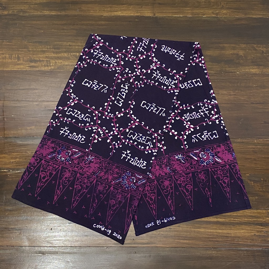 HANDAYANI GEULIS Scarf Batik Bogor Motif Laksana Sapaneja - batik tulis