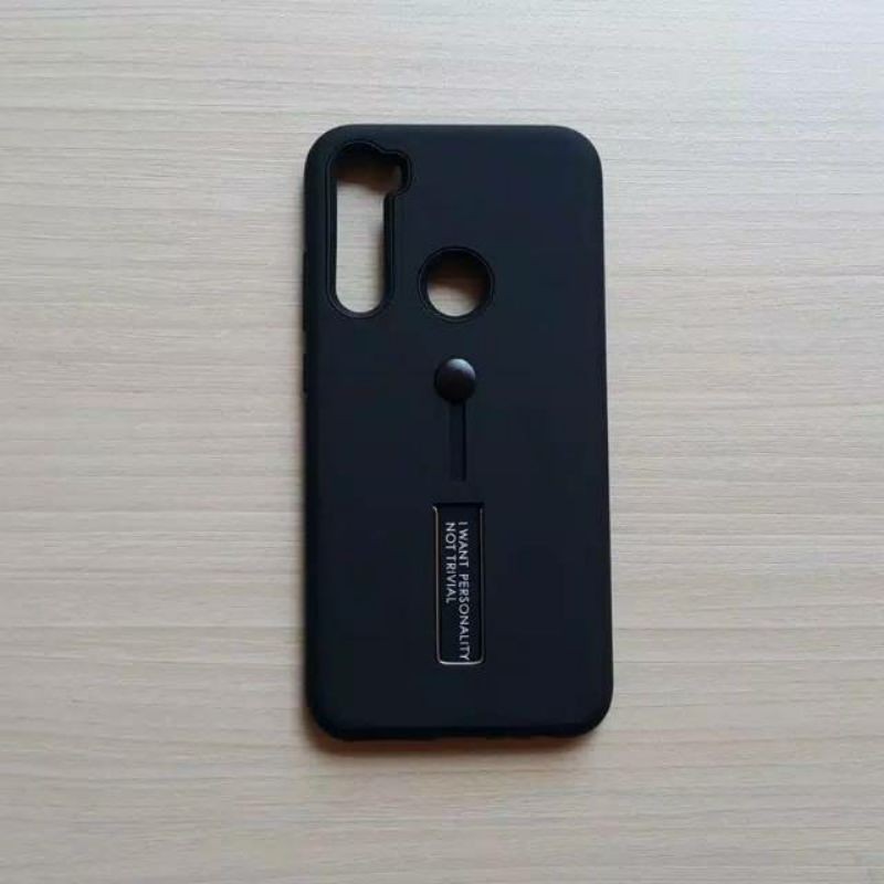 CASE OPPO A3S HARD CASE SMART GRIP STANDING CASING ALUMOR HAND GRIP OPPO A3 S