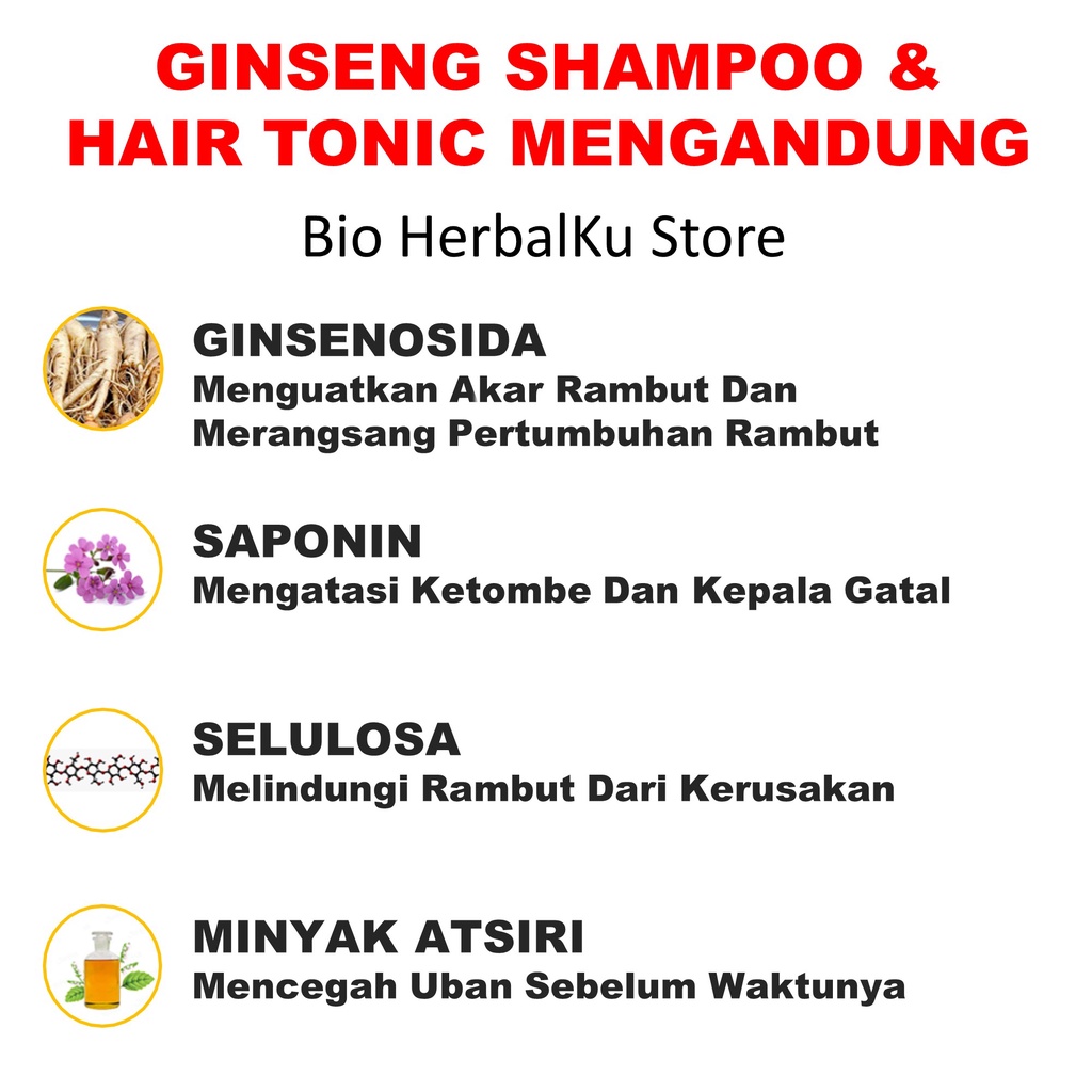 Obat Rambut Rontok Paket Sampo Rambut Rontok Dan Hair Tonik Rambut Rontok Penyubur Rambut Rontok B3C-3