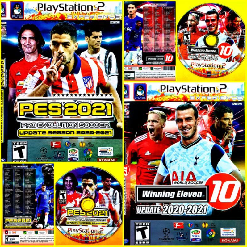 MAINAN ANAK KASET PS 2 SEPAK BOLA WINNING DAN PES PAKETAN