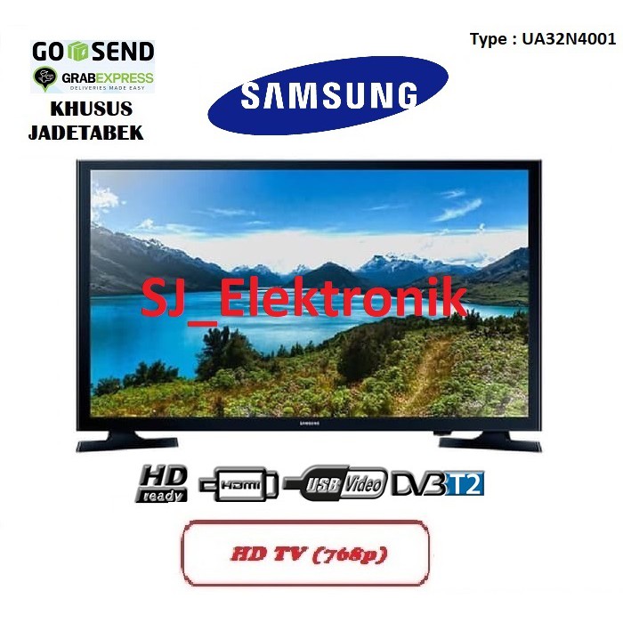 LED TV Samsung 32 Inch UA32N4001 / 32N4001 HDTV DVB-T2 HDMI USBMovie