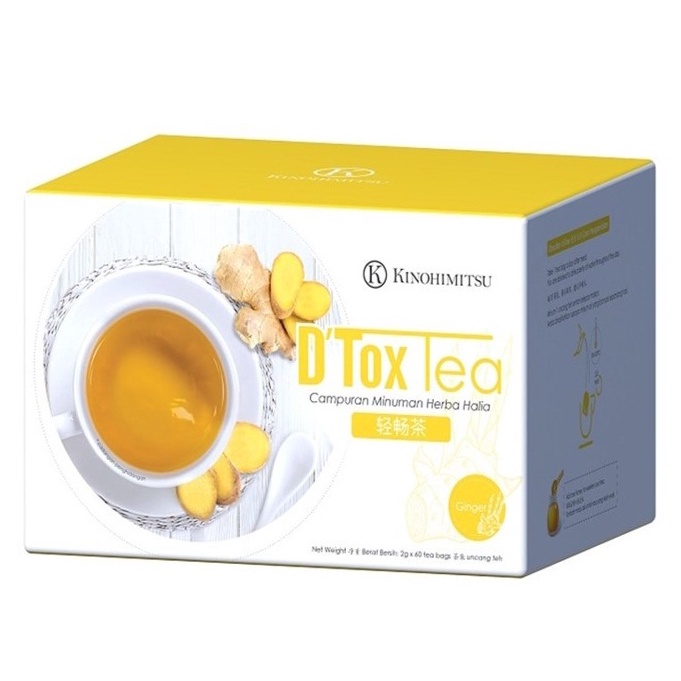 

KINOHIMITSU D'Tox Tea Ginger - minuman Herba Sehat Alami/DETOX