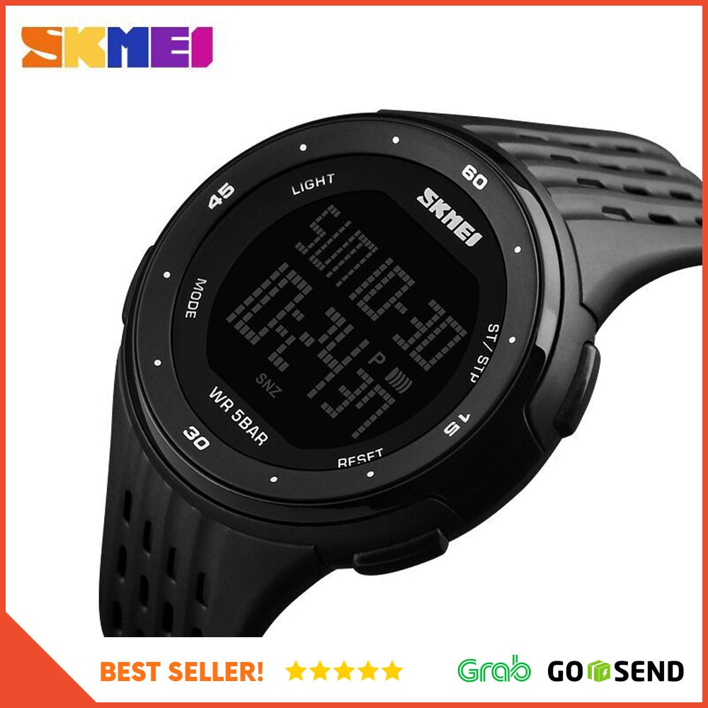 SKMEI Jam Tangan Digital Pria - DG1219 - Black