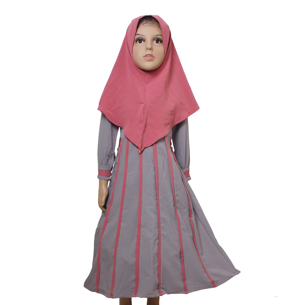Hijab Chris/Gamis Anak Terbaru/ Syari Anak/Baju Muslim Modern/Gamis Anak Moscrepe Premium
