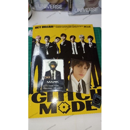 (READY) Album Glitch Mode NCT Dream, Lenticular Renjun gitch ver, Lenticular Mark scratch ver, jaemi