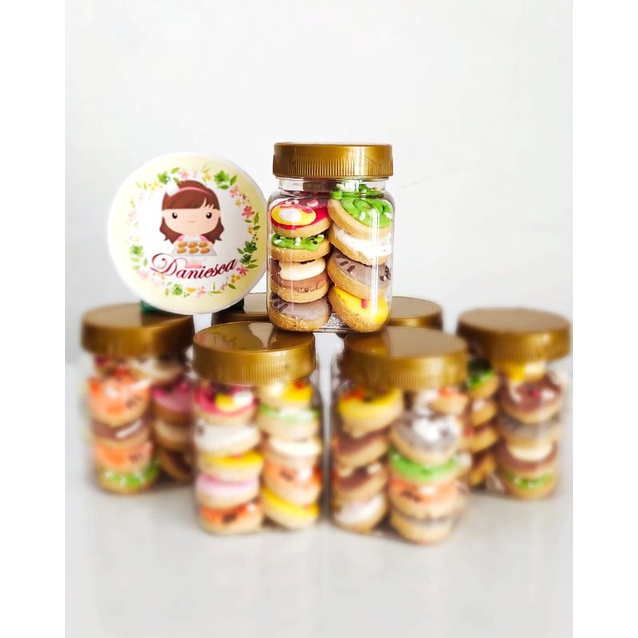 

.Cookies karakter cookies icing kue kering hias in jar murah (DS bgr)