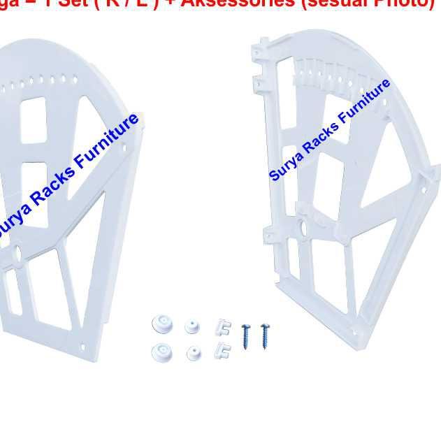 Bracket Rak Sepatu Lipat, Rak Sepatu Kipas, Rak Sepatu Putar, Bracket Fitting Lipat