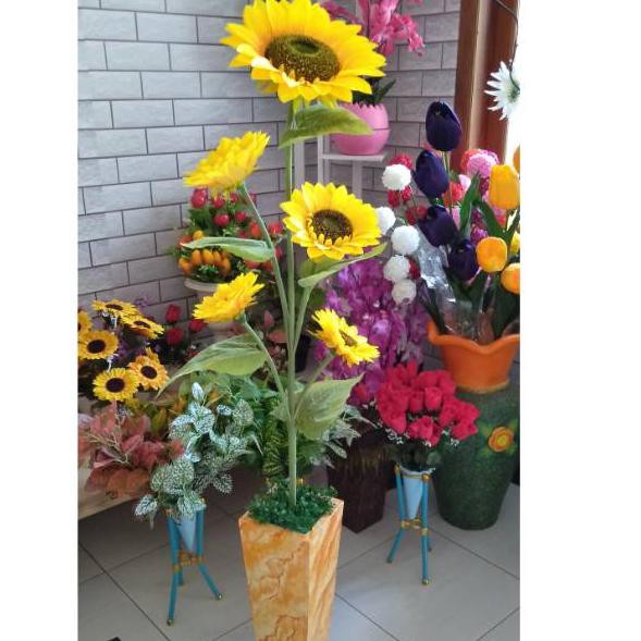 Dr8z Bunga Matahari Lengkap Vas Jual Shopee Indonesia