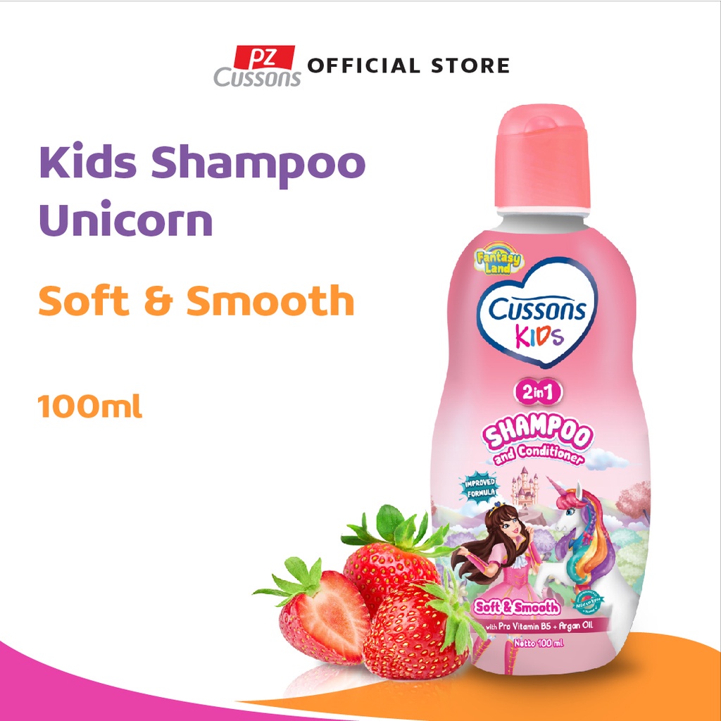 100ML Cussons Kids Shampoo Unicorn Soft &amp; Smooth | Black &amp; Shiny | Fresh &amp; Nourish - Shampo Sampo Anak 100ml_Cerianti