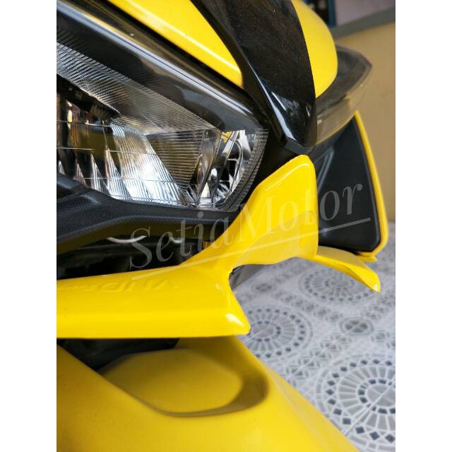 WINGLET YAMAHA AEROX 155 ‐ ORIGINAL VND PLASTIK ABS ‐ VARIASI BODY - SPAREPART MOTOR