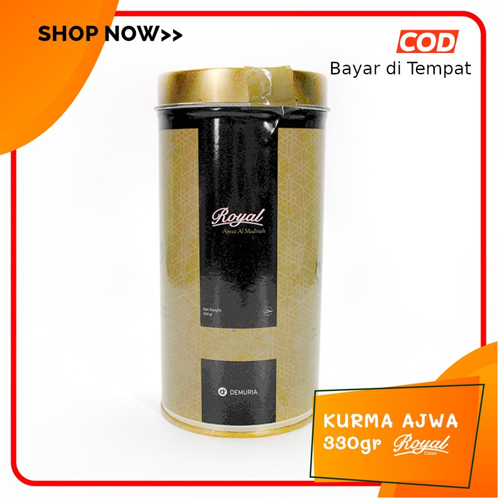 

Kurma Ajwa Royal Dates 330 gram - Azwa Royaldate - Ajwah Royaldates - Royal Date Premium 330gr