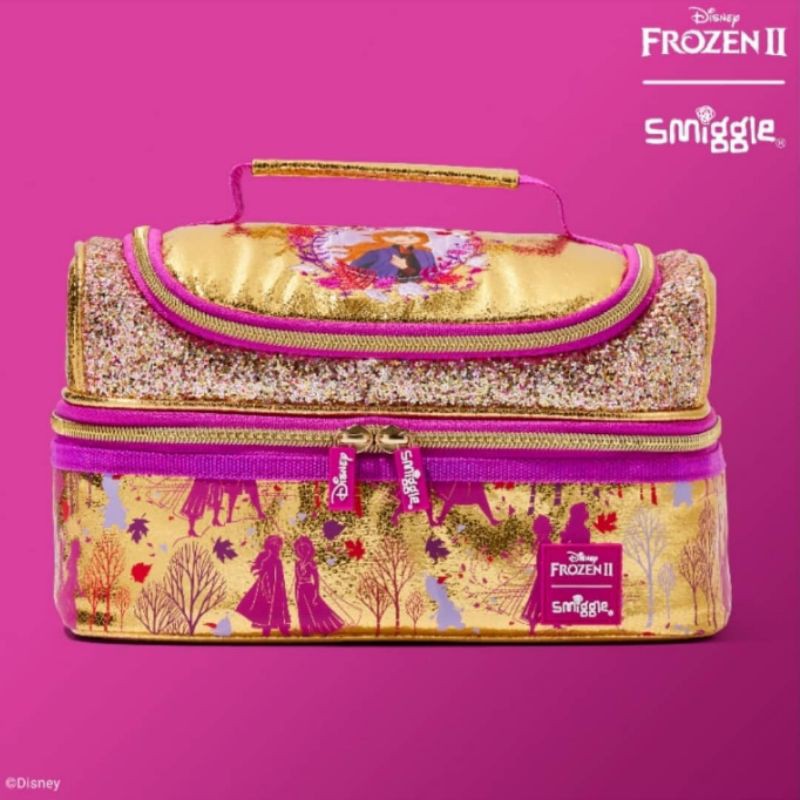 Smiggle frozen 2 Anna double decker lunch box