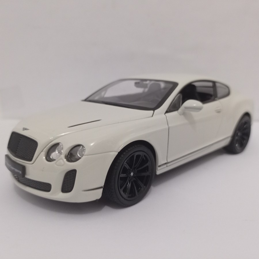 Diecast Bentley Continental supersports Welly 1:24 miniatur mobil pajangan murah