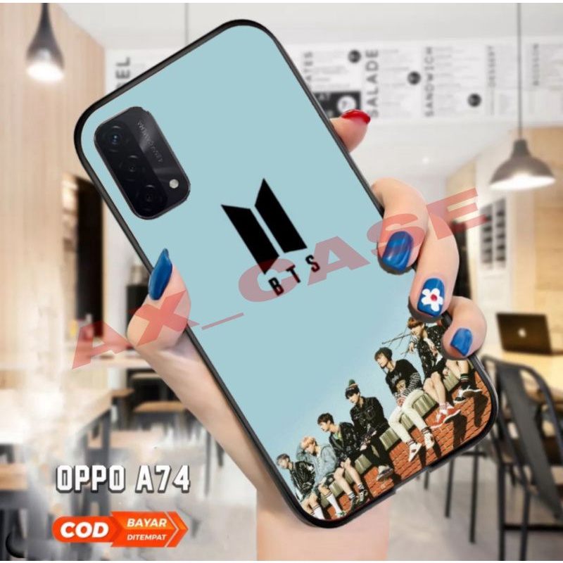 Ax case custom Oppo A52 A74 A54 A95 A92 Fashion K-Pop Idol Edition BTS series Premium Quality Hardca