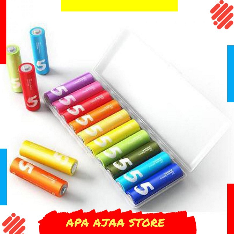 Best Seller ! Xiaomi Zi5 Batu Baterai Alkaline AA Battery 10PCS