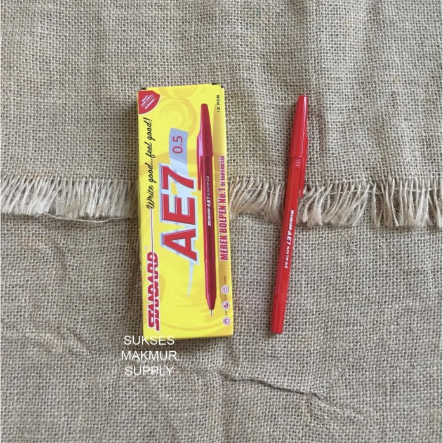 

Pulpen/Pen Standard AE7 - Merah