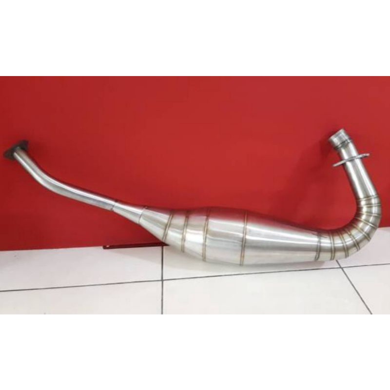 Tabung Gembung Perut Knalpot Ninja R RR SS Custom Ukuran 40 stinger 28
