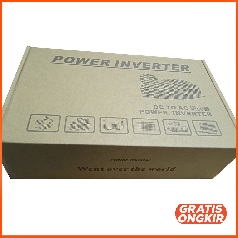 Genset Aki Car Power Inverter Pure Sine Wave 12V 1000W