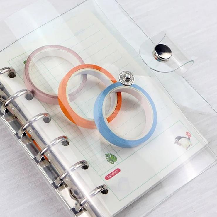 

Special - Cover Binder A5 Binder A6 Transparan Bening 6 Rings Aesthetic Penutup Notebook Catatan Agenda ✓