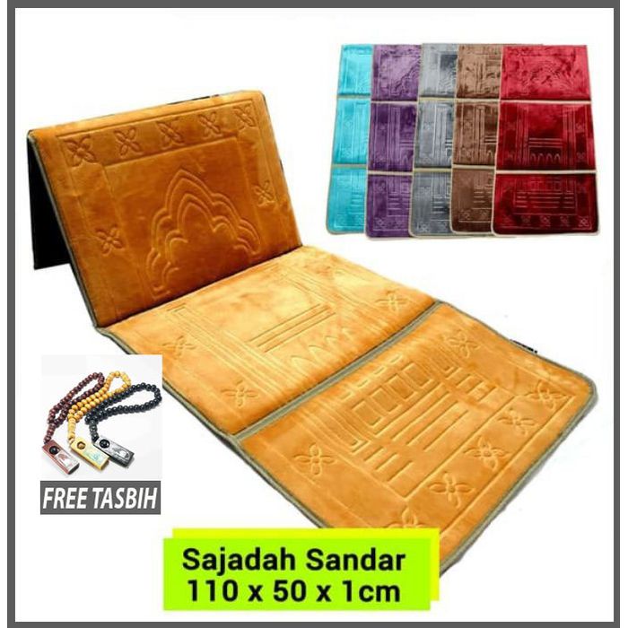 Sejadah Tebal Sajadah Sandar Lipat Original Multifungsi Sejadah Empuk Perlangkapan Sholat Sajadah Pr