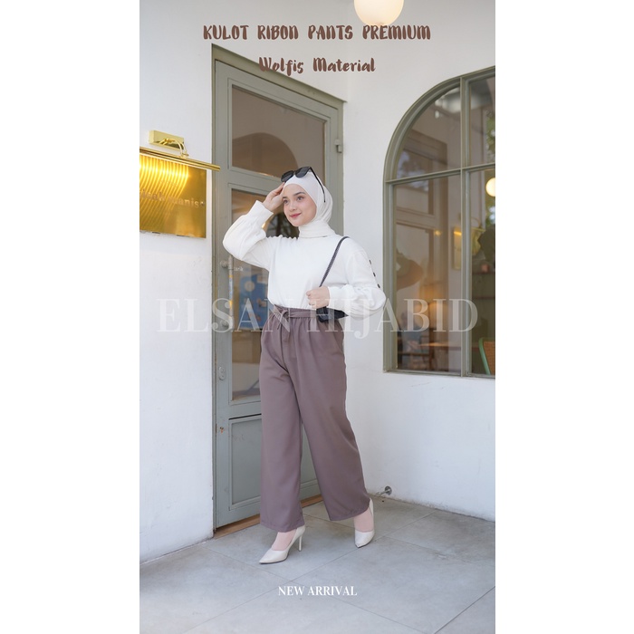 KULOT RIBON PANTS PREMIUM/ CELANA KULOT / KULIT WOLFIS