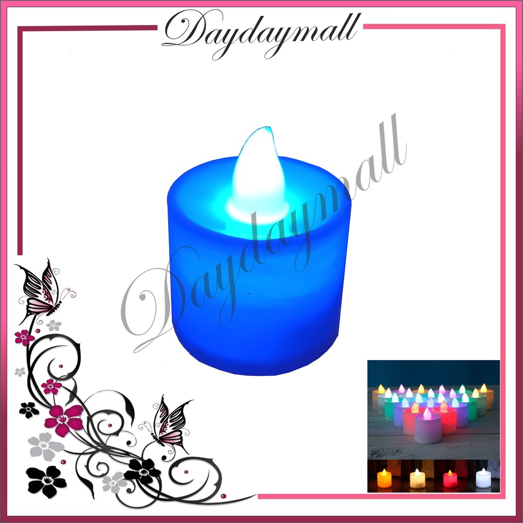 LAMPU MINI CANDLE / LAMPU LED PORTABLE LILIN ELEKTRIK / SMOKELESS CANDLE DD50 (1KG=162PCS)