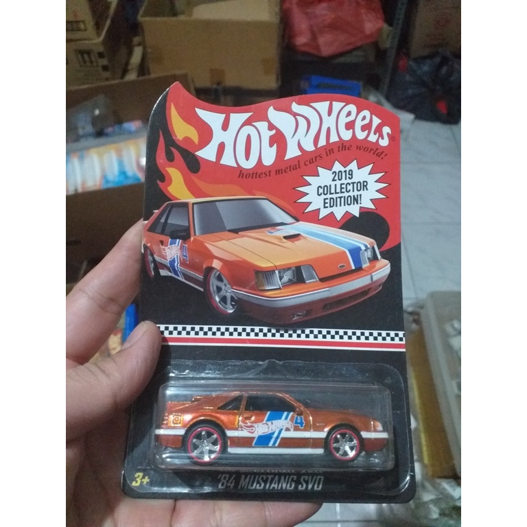 HOT WHEELS 2019 COLLECTOR EDITION 84 MUSTANG SVO MAIL IN