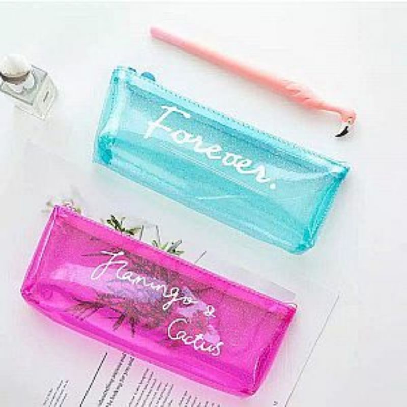 

Tempat Pensil Anak/Pencil Case Transparant Blue ACC962