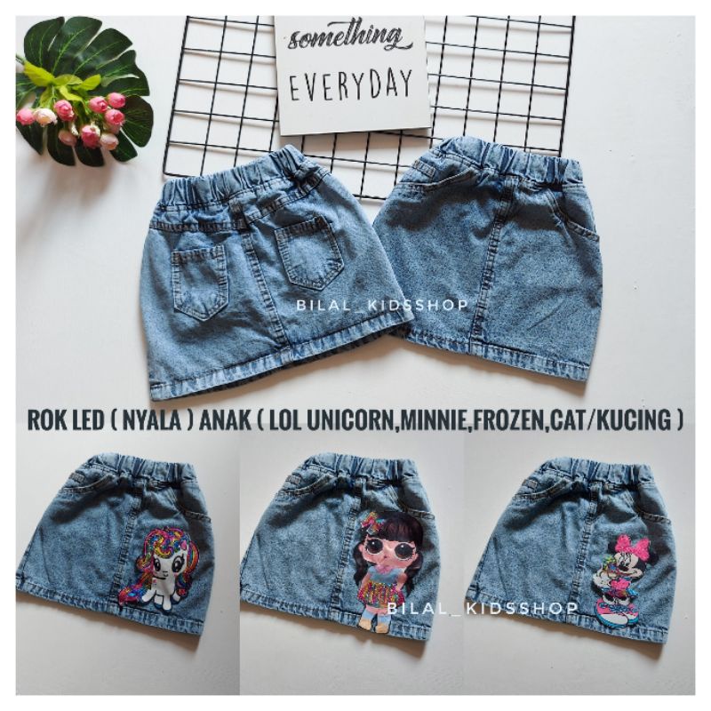 ROK JEANS LED ( NYALA ) / ROK MINI ANAK