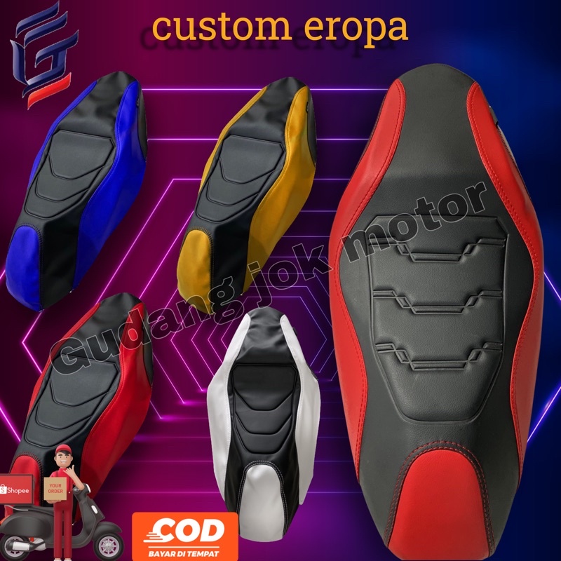 kulit jok custom eropa nmax /pcx/aerox/adv/vario/beat