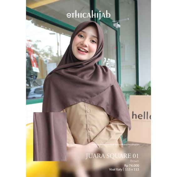 HIJAB SEKOLAH SD SMP SMA/SMK JUARA SQUARE