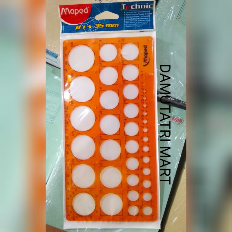 

Maped Mal Lingkaran Penggaris Teknik 35 mm