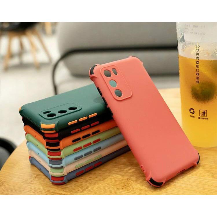 Realme C15 C11 C21 C25 Softcase Anti Crack Candy Lensa Protector Silicone Cover Soft Anti-Drop Shock