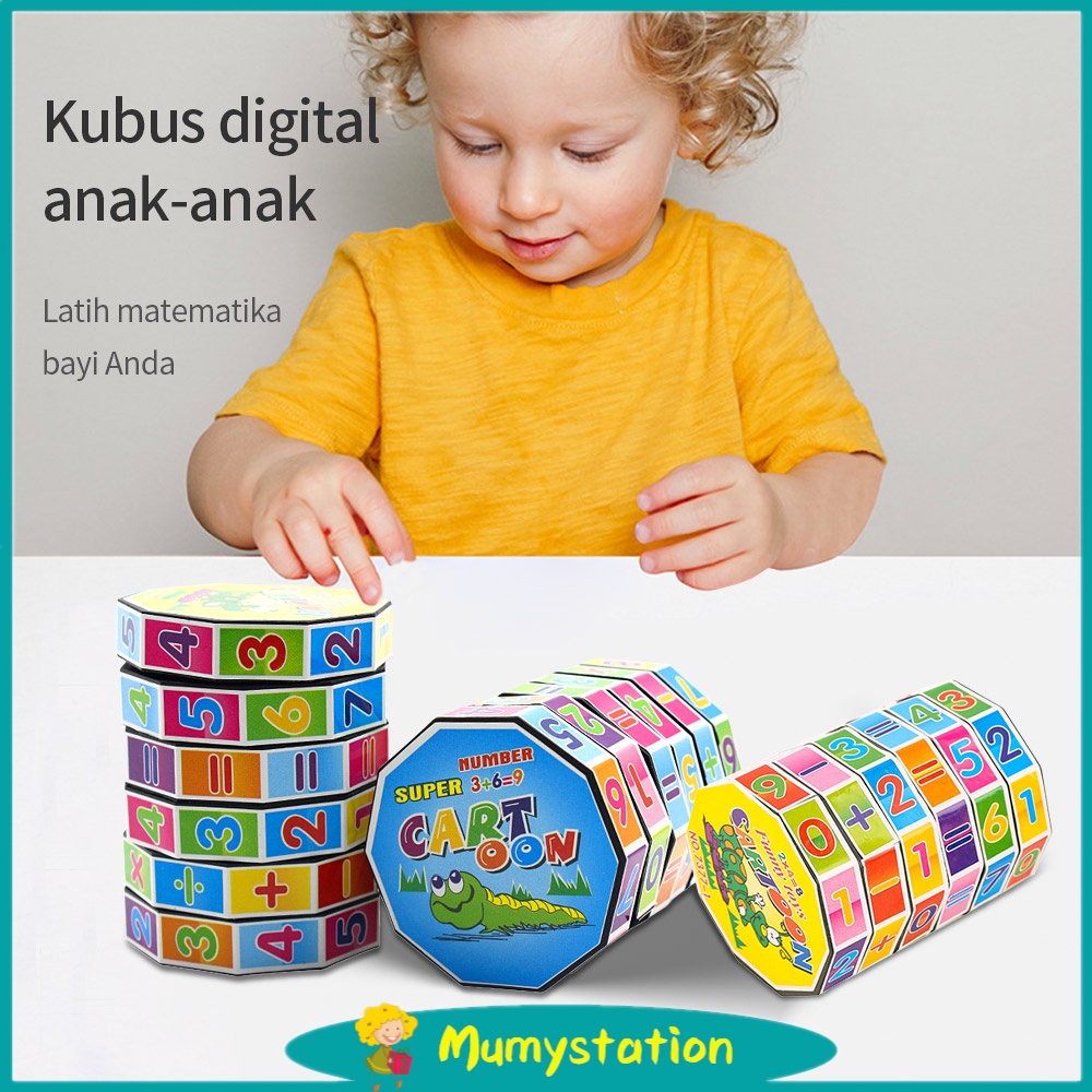 Mumystation Mainan Edukasi Anak Rubik Kubus digital