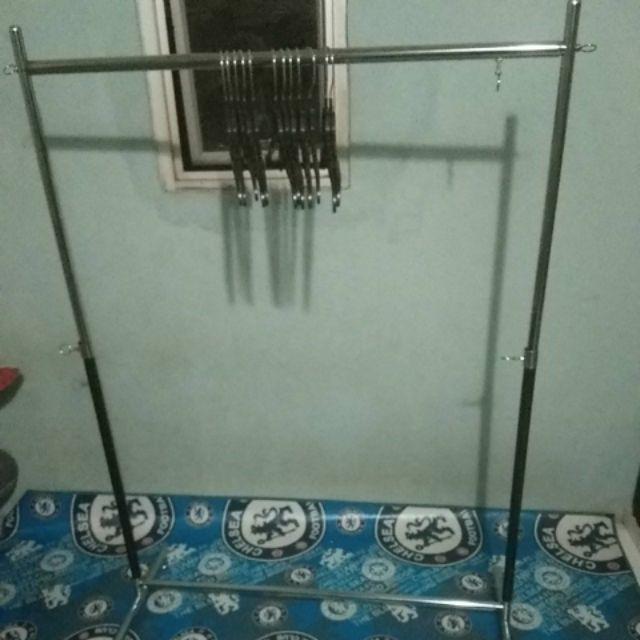 Gantungan Gawangan Baju Tarik   Max Lebar 1.8 Meter