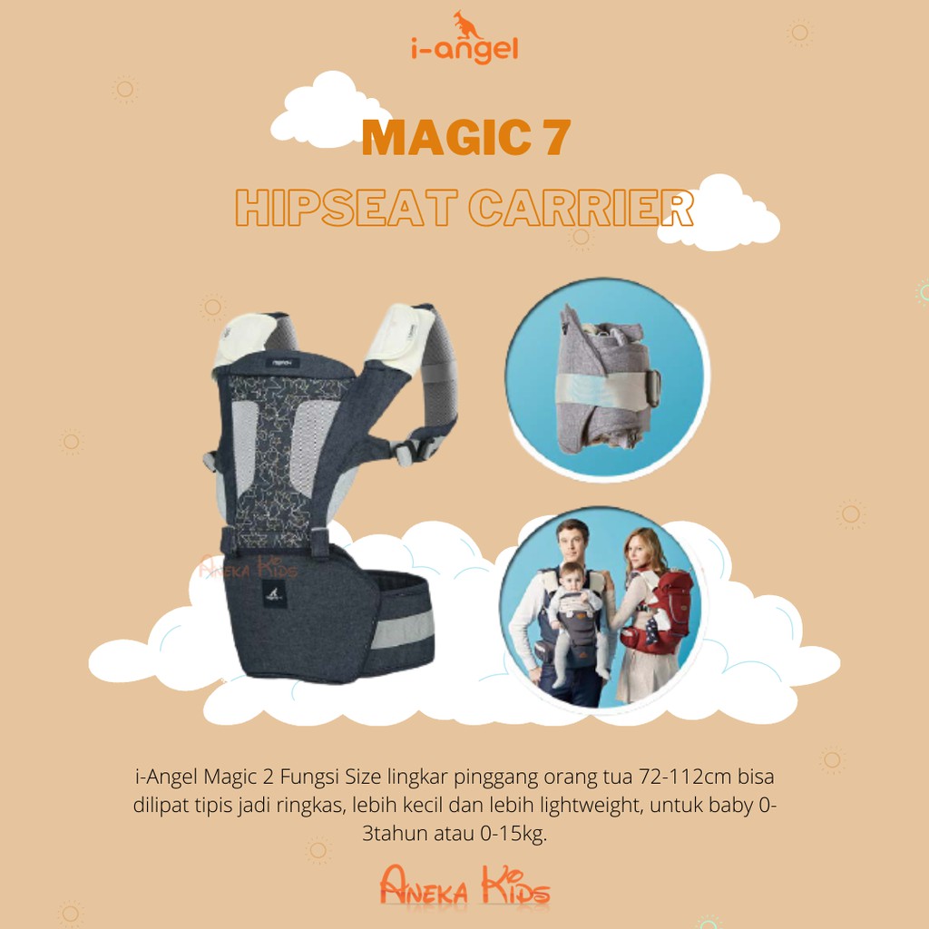 i-Angel Magic7 Gendongan Hipseat