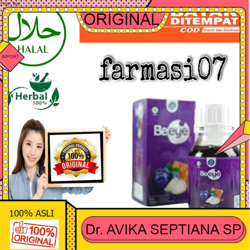 100% ASLI Obat Mata Madu BE EYE Mata Minus plus silinder rabun Super herata tetes mata original Beey