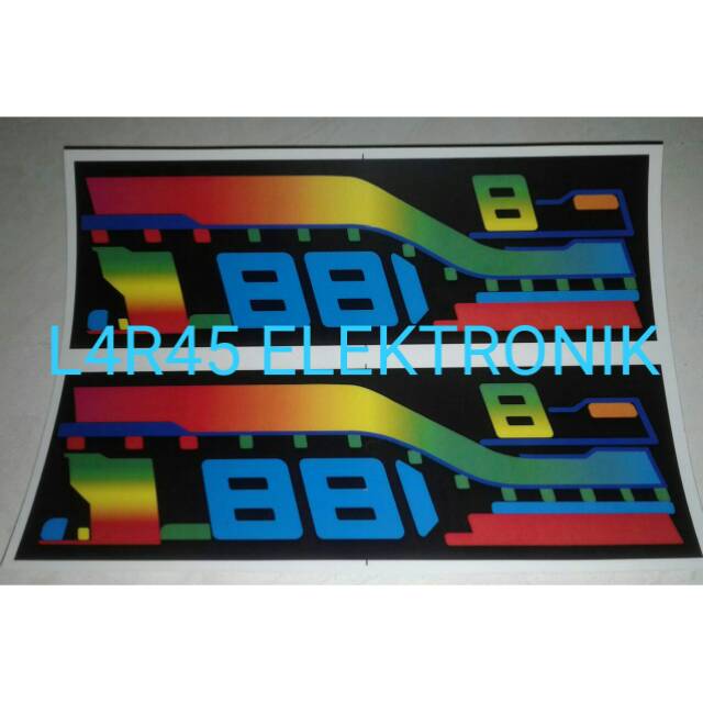 Stiker LCD Speedometer Vixion R